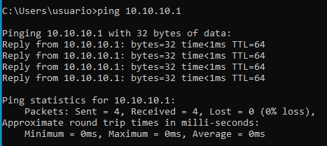 Ping IP DMZ